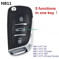 Keydiy NB11 Remote Key for KD900 KD900+ URG200 (5 