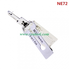 Original Lishi 2-IN-1 NE72 lock pick and decoder combination