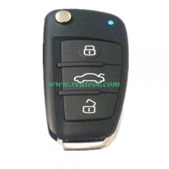 universal 3 buttons key without blade for remote m