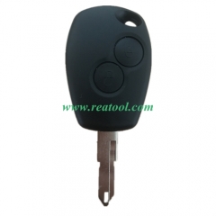 For Re-nault two button key blank with stainless s