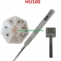 HU100 Key model,ajust into a new key, and then use