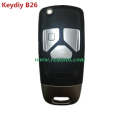 Keydiy Remote key 3 Buttons for Audi Style B26