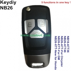 Keydiy NB26 Remote Key for KD900 KD900+ URG200 (5 