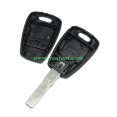 For FIAT 1 button remote key blank   in black color SIP22 blade