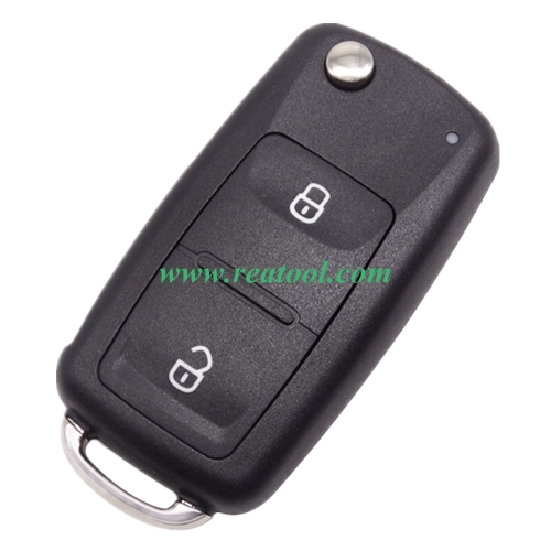 For VW Tiguan Golf 2 Buttons Flip Remote  Key Shell