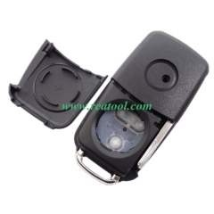 For VW Tiguan Golf 2 Buttons Flip Remote  Key Shell
