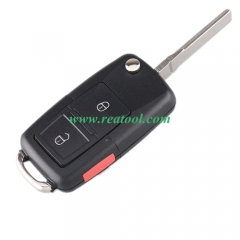For VW 2+1 button remote blank part with panic but