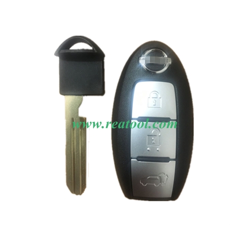 For Ni-ssan original 3 buttons remote key 433MHZ with 4A chip for New Qashqai