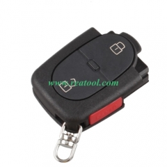 For Audi 2+1 buttons remote key blank part with sm