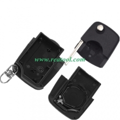 For Audi 3 buttons remote key shell with big battery  2032 model