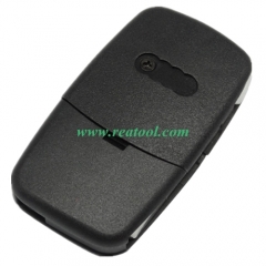 For Audi 3 buttons remote key shell with big battery  2032 model