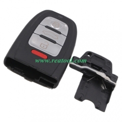 For Audi 3+1 button key shell with blade