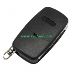 For Audi 2+1 buttons remote key shell with big battery  2032 model