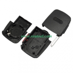 For Audi 2+1 buttons remote key shell with big battery  2032 model