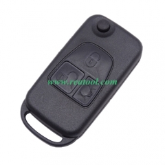 For Benz 3 button flip key blank with 4 track blade