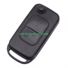 For Benz 2 button flip key blank with 4 track blad