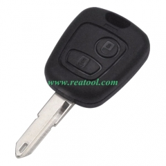 For Cit-roen 2 button remote key blank with 206 bl
