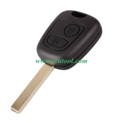 For Cit-roen 2 button remote key blank with VA2T b