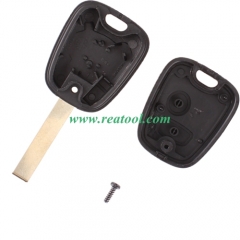 For Cit-roen 2 button remote key blank with HU83 blade
