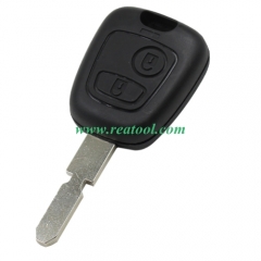 For Cit-roen 2 button remote key blank with 406 blade