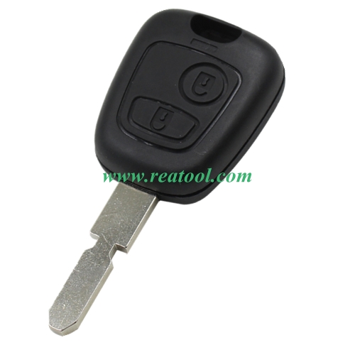 For Cit-roen 2 button remote key blank with 406 blade