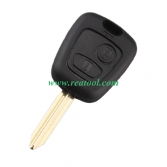 For Cit-roen 2 button remote key blank with SX9 bl