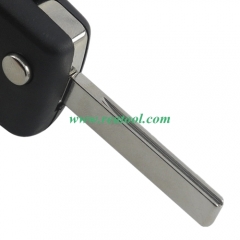 For Cit-roen 407 2 buttons  flip key shell  the blade is HU83 model 