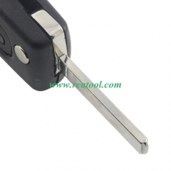 For Cit-roen 307 3 button  flip key blank with Light button  