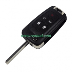 For Chevrolet 4+1 button key blank repalce original key