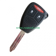 For Chry-sler / Dodge/  Jeep 2+1 Button Big Hole Remote Key Shell