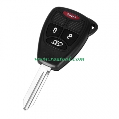For Chry-sler / Dodge/  Jeep 3+1 Button Remote  Key Shell