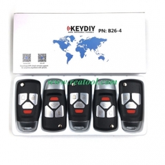 KEYDIY B26-4Remote Car Key For KD900+/URG200/KD-X2/KD MINI Key Programmer B Series Remote Control