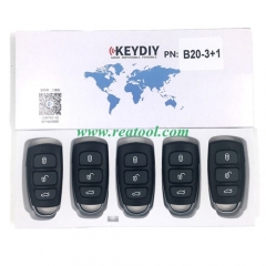 KEYDIY B20-3+1 For KD900/KD900+/URG200 Key Programmer B Series Remote Control