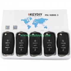 Multi-functional Universal Remote Key KEYDIY NB08-3 Remote Car Key For KD900+/URG200/KD-X2/KD MINI Key Programmer NB Series Remote Control