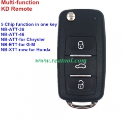 Multi-functional Universal Remote Key KEYDIY NB08-3 Remote Car Key For KD900+/URG200/KD-X2/KD MINI Key Programmer NB Series Remote Control