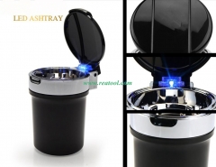 Car LED Ashtray Cigarette Ash Holder