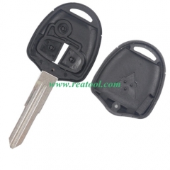 For Mit-subishi 2 buttons remote  key shell with right Blade