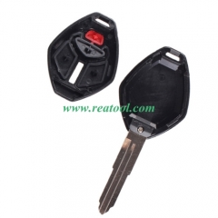 For Mit-subishi 2+1 buttons remote key shell with right blade
