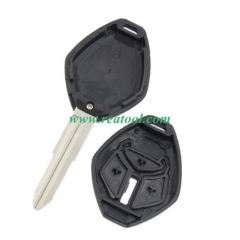 For Mit-subishi 3 buttons remote key shell with right blade