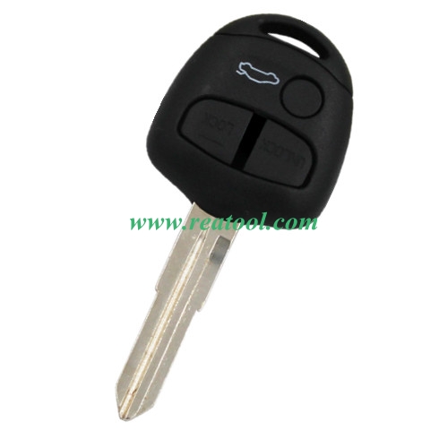 For Mit-subishi 3 buttons remote  key shell with left Blade