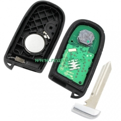 For Jeep keyless remote key with 434mhz with 7953  chip with 4+1 button key shell