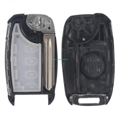 For KIA 3+1 button flip remote key blank with right blade