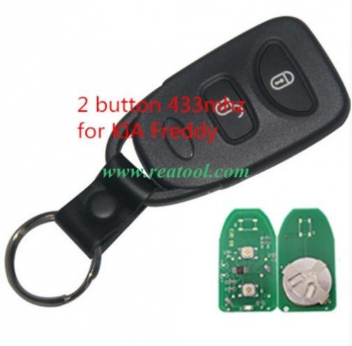 For Kia 2 buttons Freddy remote key with 433MHZ