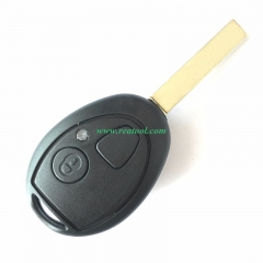 For LandRover 2 Button Remote Key Shell with uncut blade