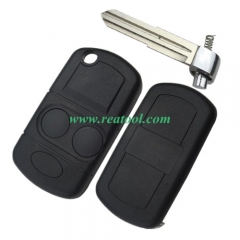 For Landrover 2 button flip remote key  blank (Can put chip inside)