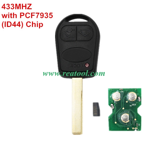 For Landrover 3 buttons 433MHZ remote key with 7935Chip