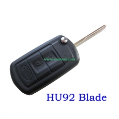 For LandRover 3 Button Remote Key Shell with HU92 