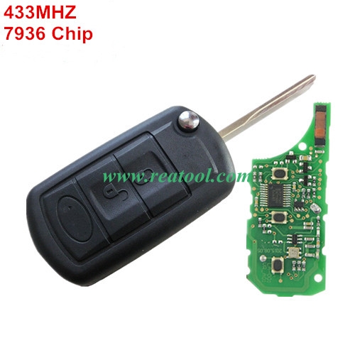 For Range Rover 3 button remote key  433mhz PCF7936 chip