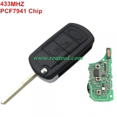 For landrover 3 button 433mhz remote key used for 