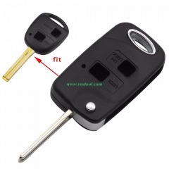 For Lexus 2 button modified remote key blank
